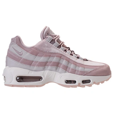 Shop Nike Women's Air Max 95 Lx Casual Shoes, Pink
