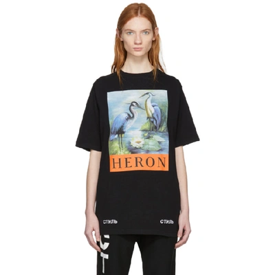 Shop Heron Preston Black Kk Herons T-shirt