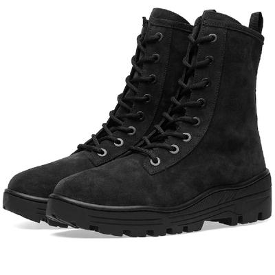 Shop Yeezy Season 6 Combat Boot In Black
