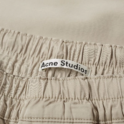 Shop Acne Studios Alvin Drawstring Pant In Neutrals
