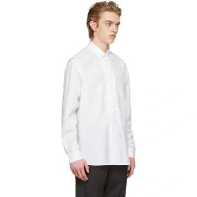 Shop Oamc White Kennedy Shirt In 0200.wht