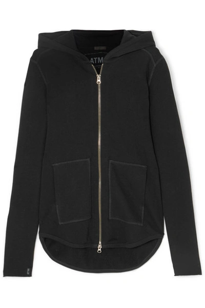 Shop Atm Anthony Thomas Melillo French Cotton-terry Hoodie