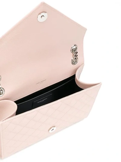 Shop Saint Laurent Medium Envelope Shoulder Bag In Pink