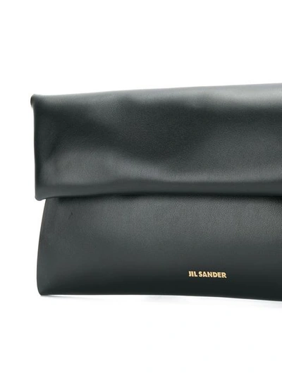 Shop Jil Sander Logo Shoulder Bag