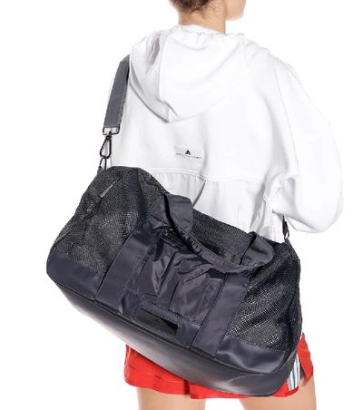 Shop Adidas By Stella Mccartney Yoga Gym Bag In Grey