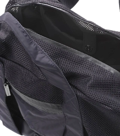 Shop Adidas By Stella Mccartney Yoga Gym Bag In Grey