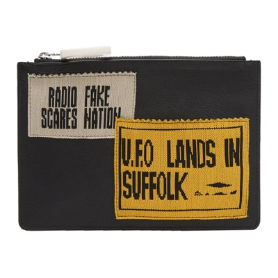 Shop Jw Anderson Black Patches Pouch