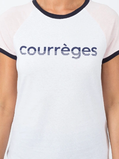 Shop Courrèges Logo Print T-shirt