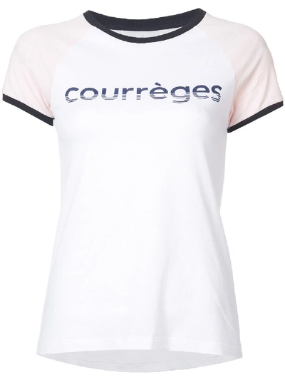 Shop Courrèges Logo Print T-shirt