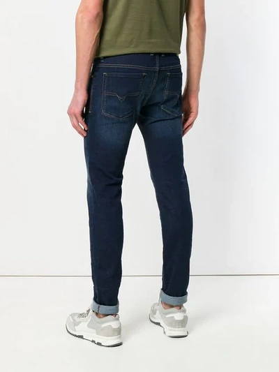 Shop Diesel Sleenker 084ri Jeans In Blue