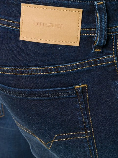 Shop Diesel Sleenker 084ri Jeans In Blue