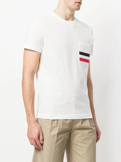 Shop Moncler Striped Trim T