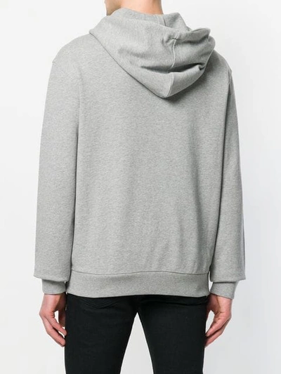 Shop Maison Margiela Zip Hoodie - Grey