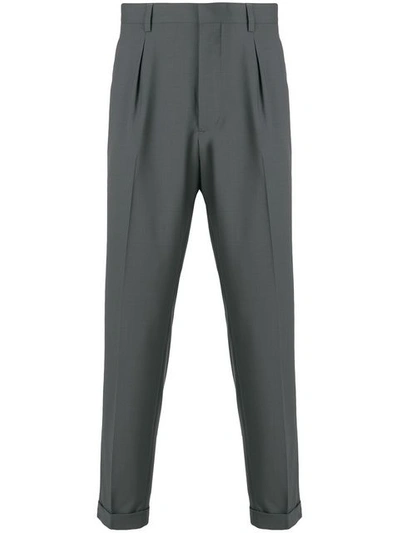 Shop Prada Tapered Tailored Trousers