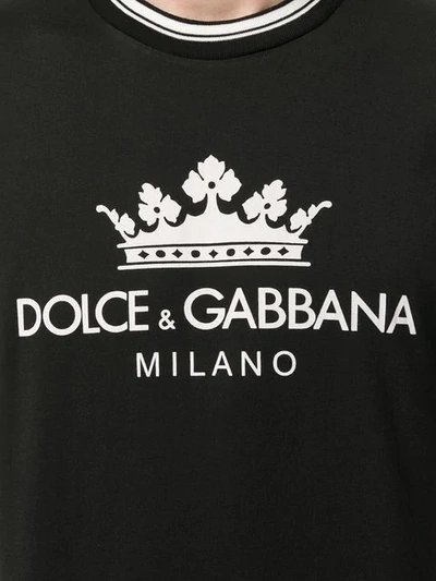 Shop Dolce & Gabbana Logo Print T-shirt - Black