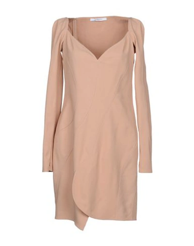 Shop Givenchy Short Dress In Pale Pink
