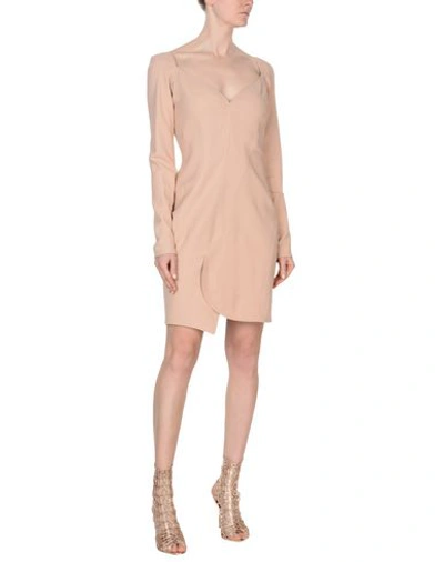 Shop Givenchy Short Dress In Pale Pink