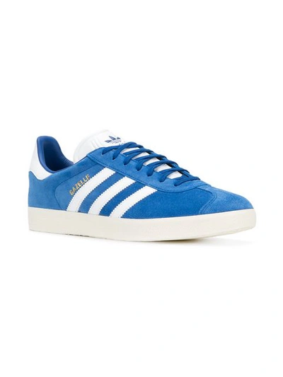 T het formulier Voor een dagje uit Adidas Originals Electric Blue Gazelle Low-top Suede Sneakers | ModeSens
