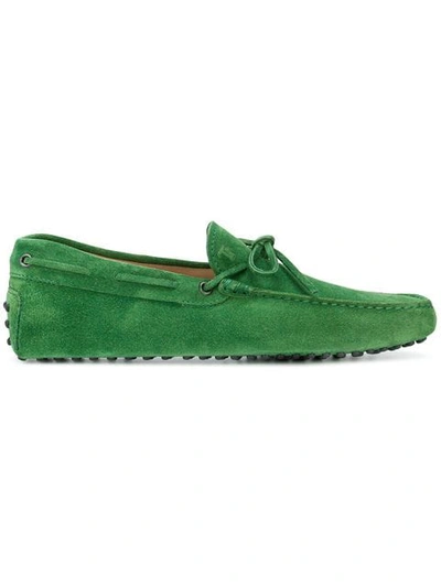 Shop Tod's Gommino Driving Shoes In Green