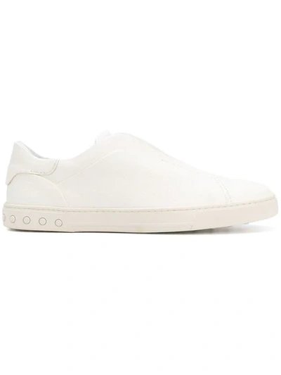 Shop Tod's Futuristic Designer Sneakers In B001 Bianco