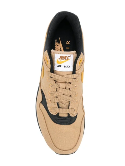 Shop Nike Air Max 1 Premium Sneakers In Neutrals