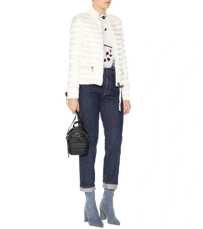 Shop Moncler Blen Quilted Puffer Jacket In White