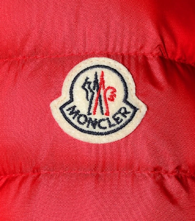 Shop Moncler Quilted Puffer Jacket In Red