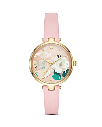 Shop Kate Spade Holland Bee, Butterfly & Floral Detail Watch, 34mm In Multi/pink