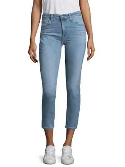 Shop Ag Mid-rise Cropped Jeans In 20 Years Ocean