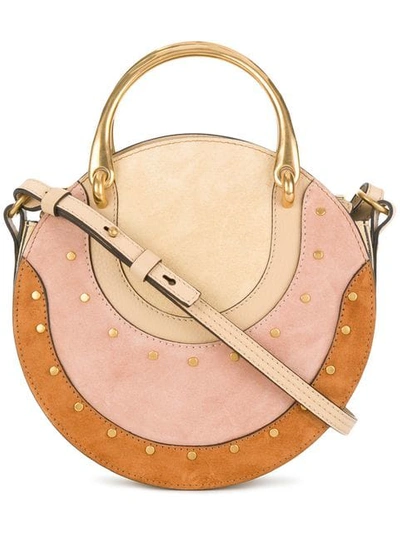 Shop Chloé Pixie Embellished Bag - Neutrals In Nude & Neutrals