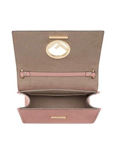 Shop Fendi Kan I F Shoulder Bag - Pink