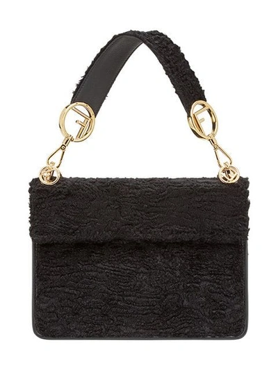 Shop Fendi Kan I F Shoulder Bag In F0kur