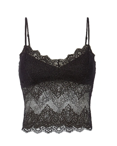 Shop Only Hearts Lace Crop Cami In Black
