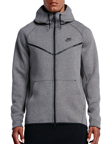 Nike Tech Fleece Windrunner Hoodie Sweatshirt In Grey | ModeSens
