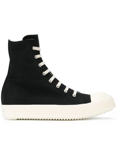Shop Rick Owens Drkshdw Hi-top Sneakers - Black