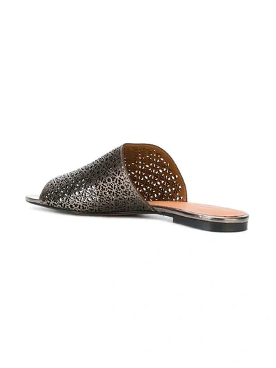 Shop Robert Clergerie Iana Sandals In Metallic