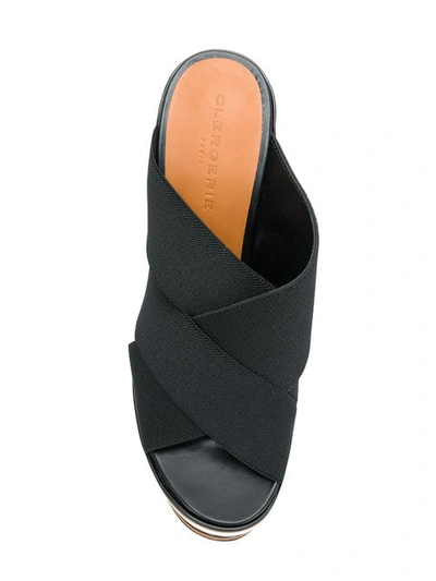 Shop Robert Clergerie Drystan Sandals In Noir