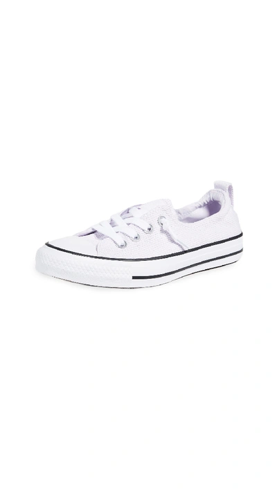 Shop Converse Chuck Taylor All Star Shoreline Slip On Sneakers In Barely Grape/white/black