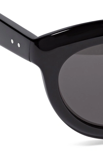 Shop Alaïa Cat-eye Acetate Sunglasses