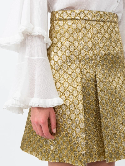 Shop Gucci Gg Jacquard Skirt