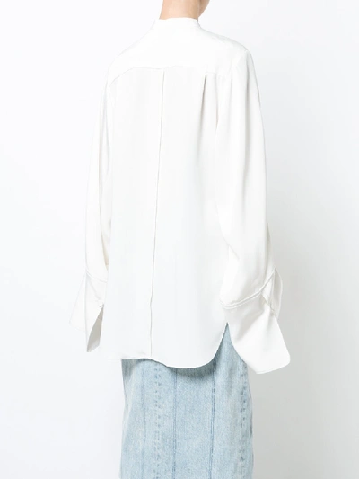 Shop Adam Lippes Kimono Long Sleeve Shirt