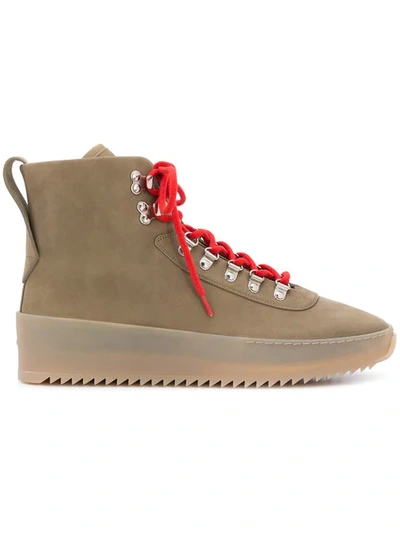 Shop Fear Of God Mountain Boots In Brown