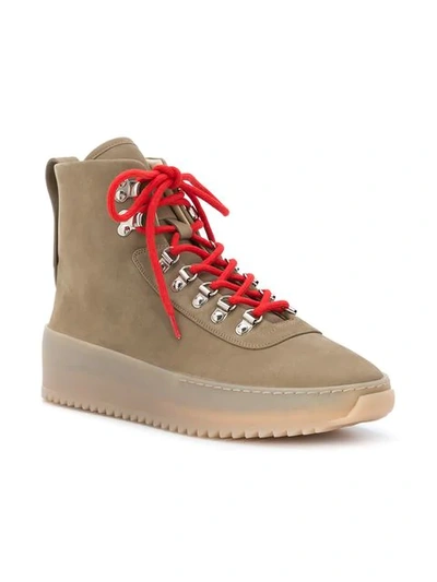 Shop Fear Of God Mountain Boots In Brown