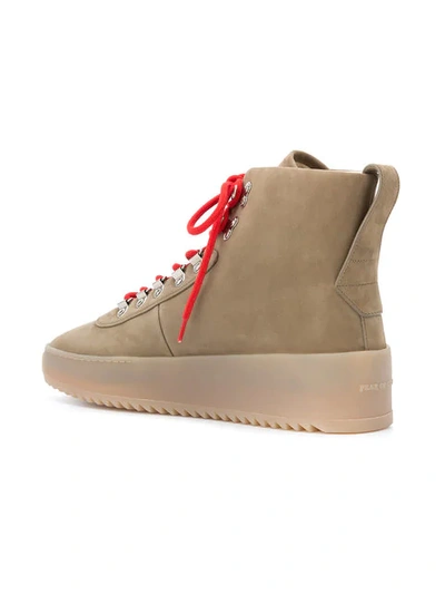 Shop Fear Of God Mountain Boots In Brown