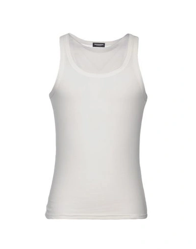 Shop Dsquared2 Tank Top In White