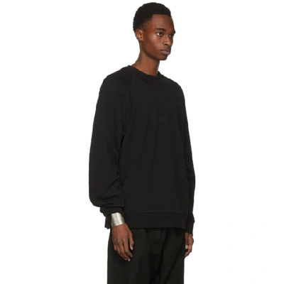 Shop Ann Demeulemeester Black Tony Sweatshirt