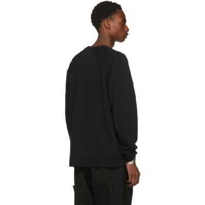 Shop Ann Demeulemeester Black Tony Sweatshirt