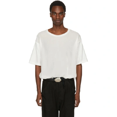 Shop Ann Demeulemeester Off-white Berber T-shirt