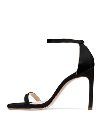 Shop Stuart Weitzman The Nudistsong In Black Patent