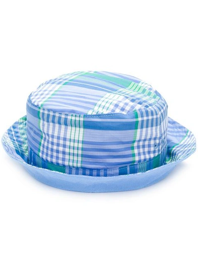 Shop Thom Browne Plaid Bucket Hat